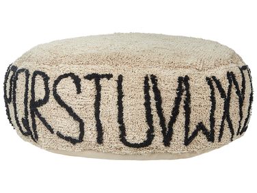 Pouf TWINSPUR Baumwolle Beige