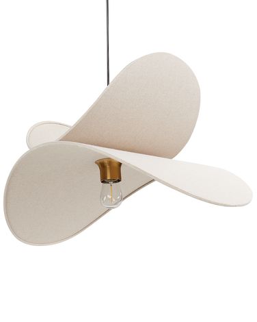 Hängeleuchte MASCOTA Leinen Beige