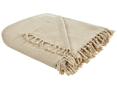 Kuscheldecke CHAOHANI Stoff 220 x 240 cm Beige