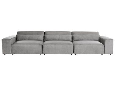 Modulsofa 3-Sitzer HELLNAR Grau Stoff
