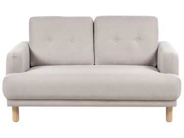 Sofa 2-Sitzer TUVE Stoff Taupe
