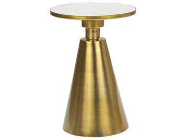 Beistelltisch ANDRES Metall Gold