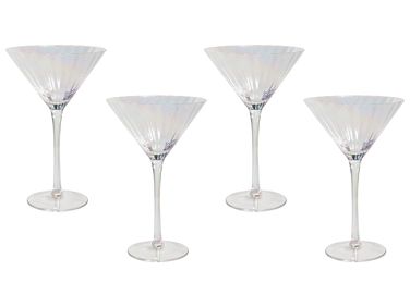 Martini Gläser 4er Set MORGANITE 220 ml Transparent