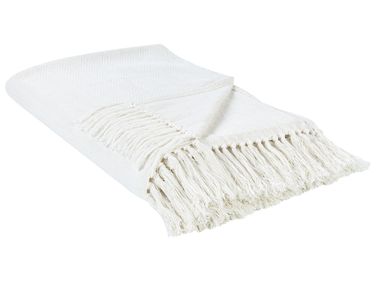 Blanket AMPARA Cotton 200 x 220 cm Off-White