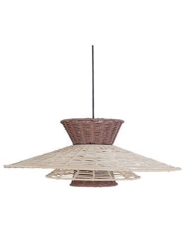 Hängeleuchte KABOMPO Rattan Braun