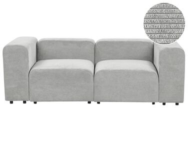Modulsofa 2-Sitzer FALSTERBO Grau Cord