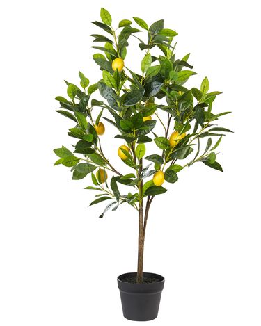 Kunstpflanze LEMON TREE 105 cm Grün
