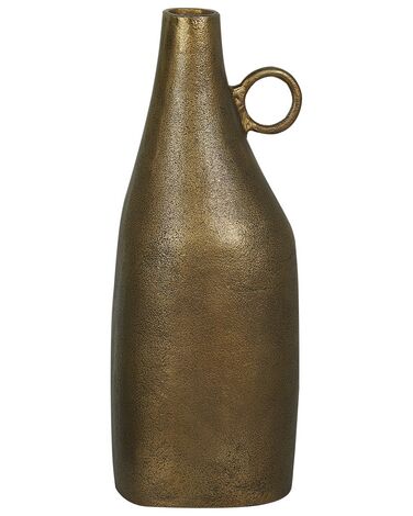 Dekovase SAMBHAR Metall 46 cm Messing