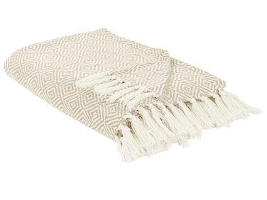 Bedspread TOUTLI Cotton 220 x 240 cm Light Beige
