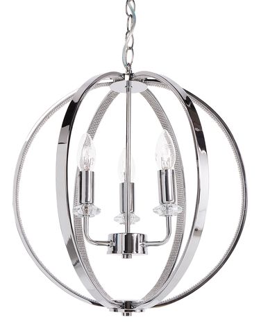 Kronleuchter TENOIRO Metall Silber