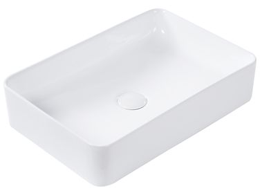 Countertop Basin CHIVANA White 510 x 340 mm Ceramic