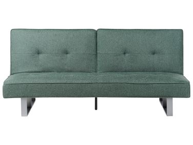 Sofa Bed 3 Seater DUBLIN Fabric Green