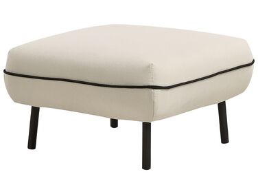Ottomane TONSBERG Stoff Hellbeige
