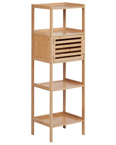 Shelving Unit LAFAYETTE Bamboo Light Brown
