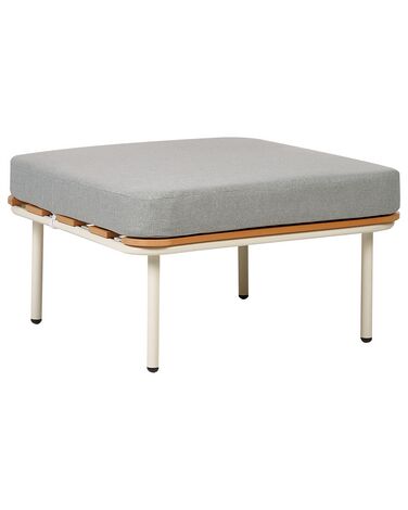 Garden Ottoman SENISE Metal Grey