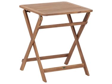 Outdoor Beistelltisch PARAGGI 60 cm 60 cm zertifiziertes Akazienholz Braun