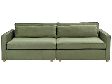 Sofa 3-Sitzer VINSTRA Stoff Grün