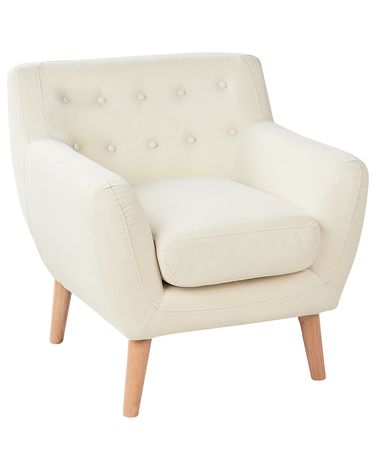 Armchair MOTALA Fabric Light Beige