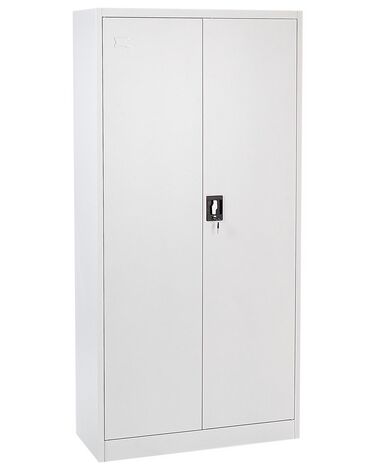Büroschrank FELDSPAR Metall Weiß