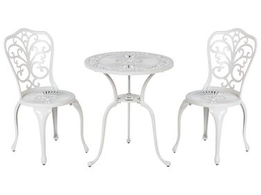 Bistro Set TRIORA/DASCIO Metall Cremeweiß