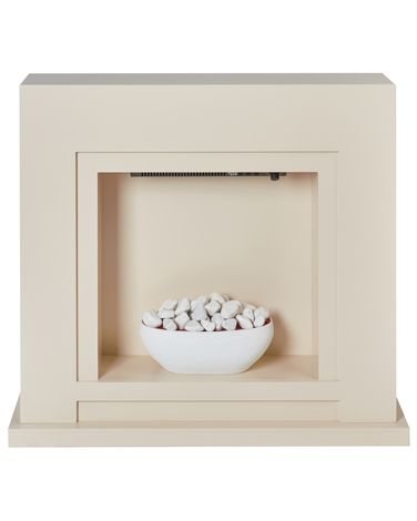 Electric Fireplace Heater SAHARA Beige