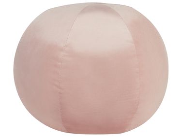 Dekokissen SALVIA Samtstoff 30 x 30 cm Rosa Ohne Muster