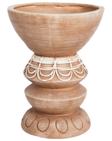 Plant Pot DISPORUM 29 cm Light Brown