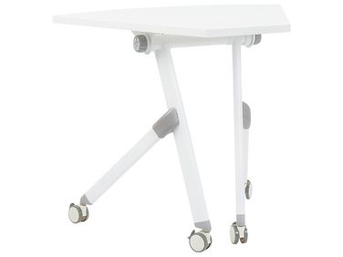Foldable Corner Desk Module BENDI White 90 cm 64 cm