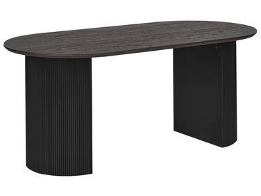 Esstisch SAVORY Schwarz 180 cm 90 cm
