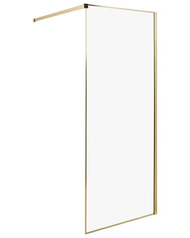 Duschwand WASPAM 80 x 190 cm Gold