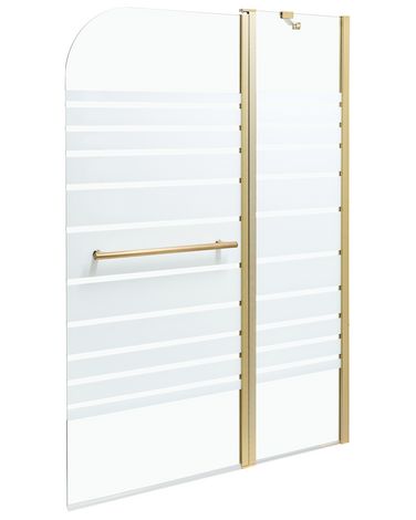 Badewannenaufsatz TUAPI 140 x 100 cm Gold