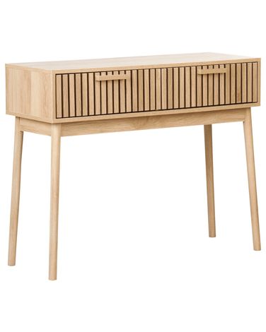 Console Table LYNWOOD Light Brown