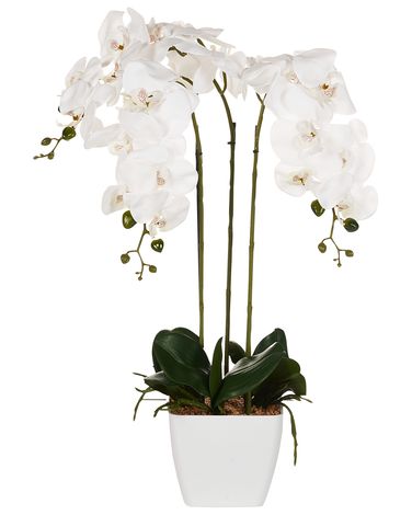 Kunstpflanze ORCHID 59 cm Weiß