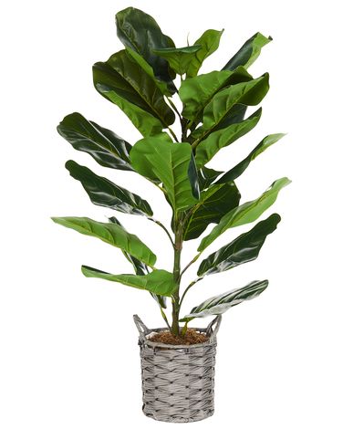 Kunstpflanze FIDDLE LEAF TREE 72 cm Grün