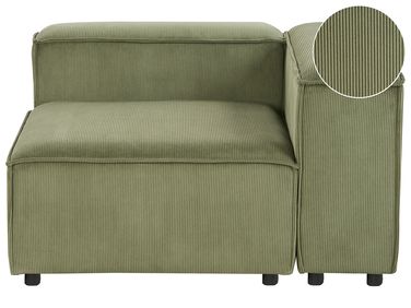 Eckmodul ARDAL linksseitig Grün Cord