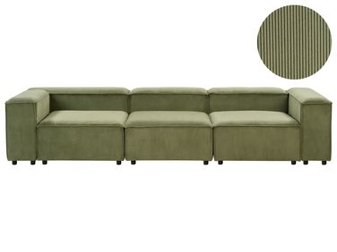 Modulsofa 3-Sitzer ARDAL Grün Cord