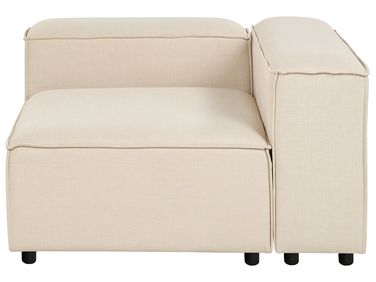 Eckmodul ARDAL linksseitig Beige Stoff