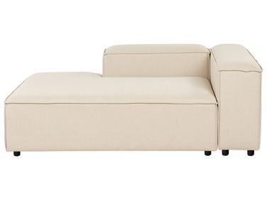 Rechtsseitige Chaiselongue ARDAL Stoff Beige