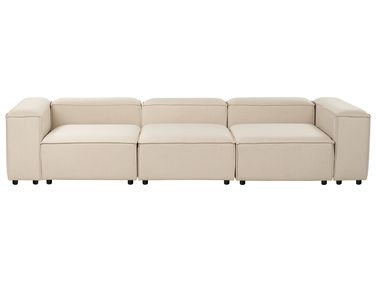 Modulsofa 3-Sitzer ARDAL Beige Stoff
