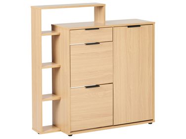 Shoe Storage Cabinet MIRANI Light Brown