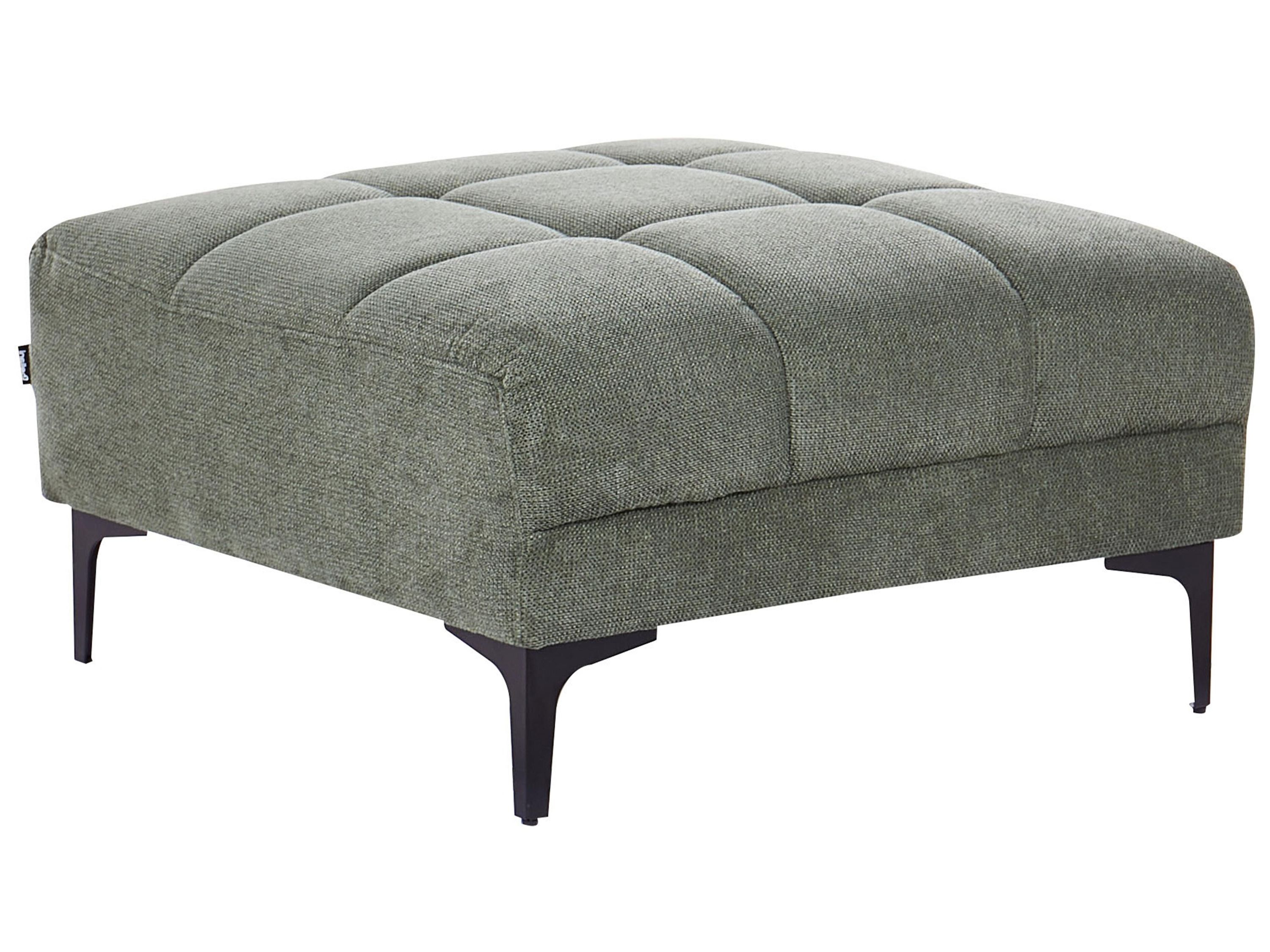 Ottoman ALNES Fabric Dark Green