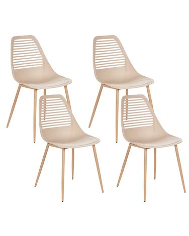 Esszimmerstuhl 4er Set MONTELLO Beige