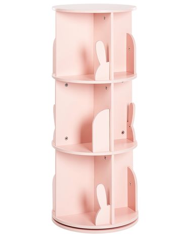 Drehbares Bücherregal CANEY 94 cm Pastellrosa