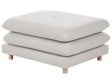 Ottoman HEDEN Fabric Beige