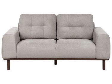 Sofa 2-Sitzer LAURILA Stoff Hellgrau