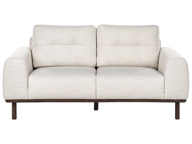 Sofa 2-Sitzer LAURILA Stoff Hellbeige