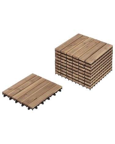 Outdoor Flooring ACCETTURA Certified Acacia Wood Natural