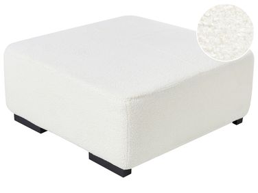 Ottoman LUNGO Boucle White