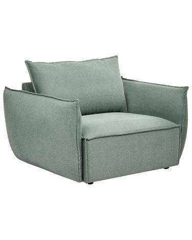 Armchair KUNES Fabric Light Green