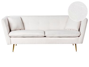 Sofa 3 Seater FREDERICA Boucle Off-White